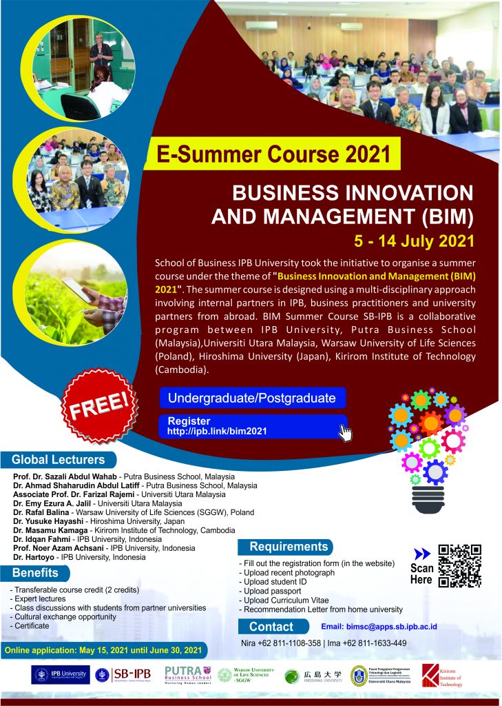 Summer Course Sekolah Bisnis IPB University