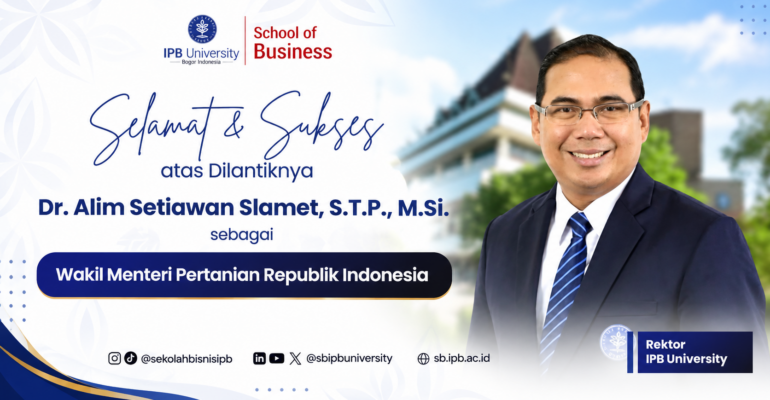 Pelantikan Dr Alim sebagai Wakil Mentri Pertanian